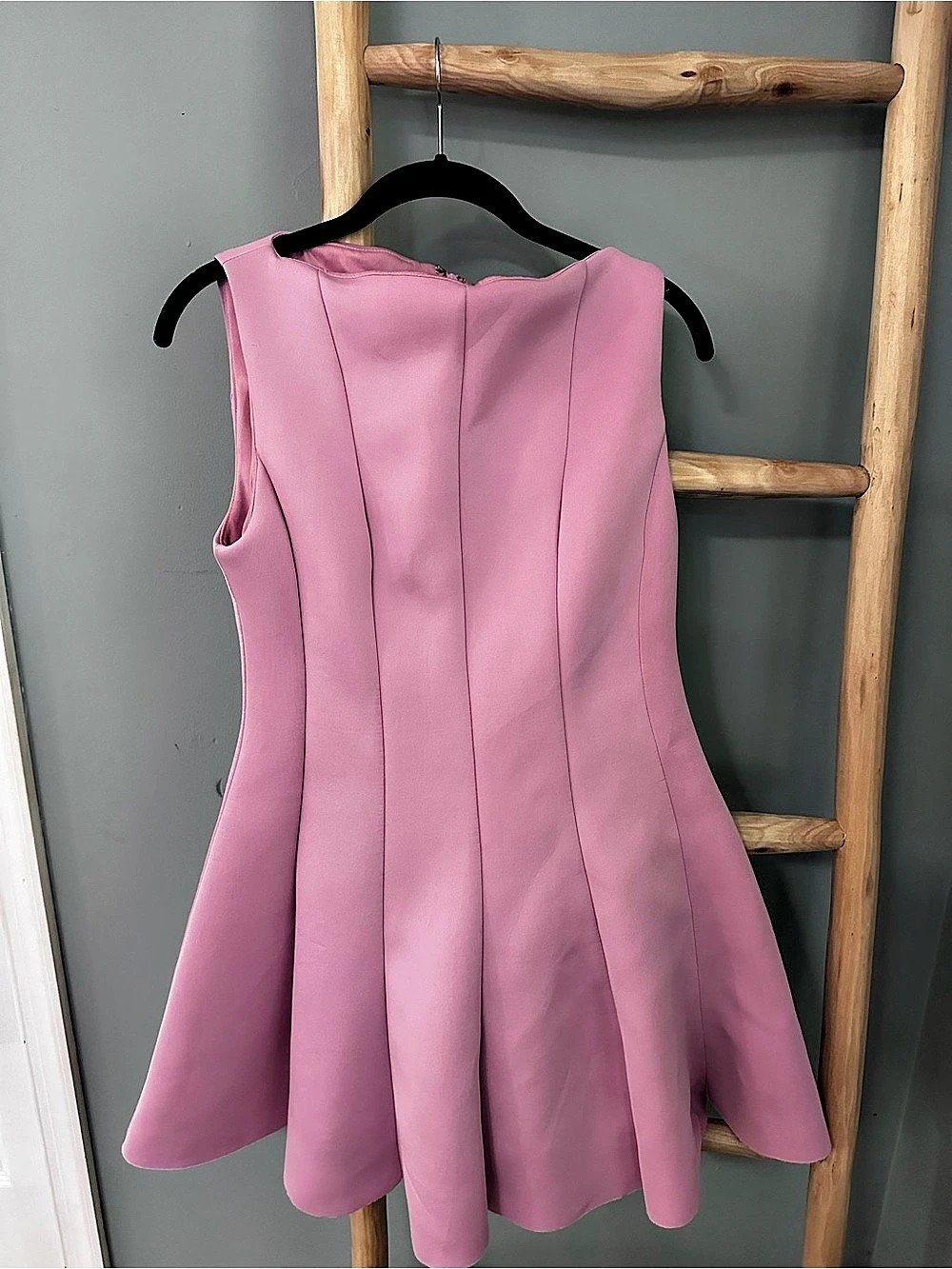 Fashion Nova Pleated boatneck mini dress